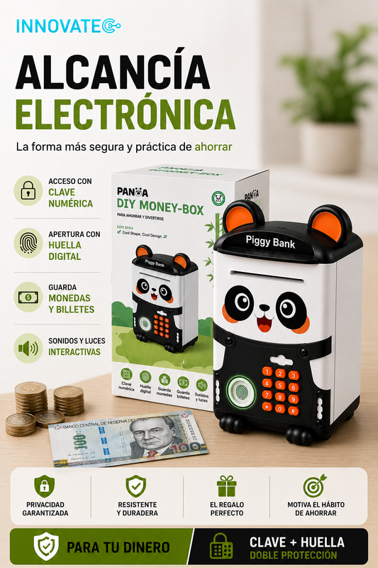 ALCANCÍA ELECTRONICA CON CLAVE Y HUELLA 🔒